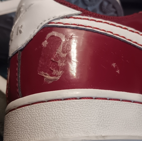 2007 Nike Valentines Day Air Force One Shoes 7.5 Vintage AF1 Low Valentine Red 1 - Picture 12 of 12